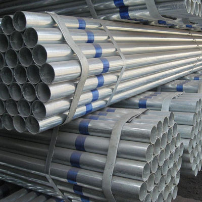 BS 1387 ASTM A53 Tubo di acciaio galvanizzato Gi Tubo di impalcatura Zinc 40-600 g/m2